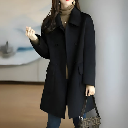 Camille™ | Elegant og Varm Vinterfrakke