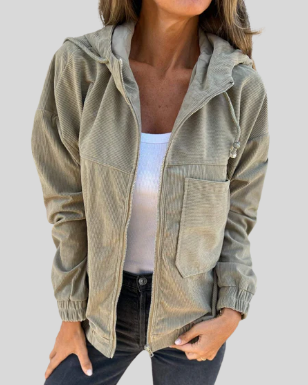 Mabel | Blød Zip-Up Vest