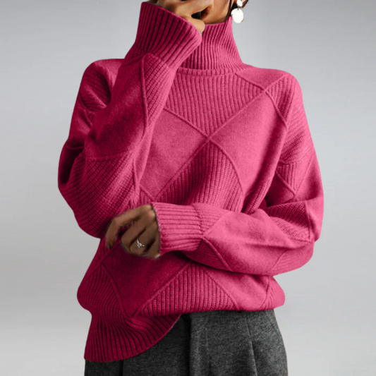 Lauren | Luksus Cashmere Rullekrave Sweater