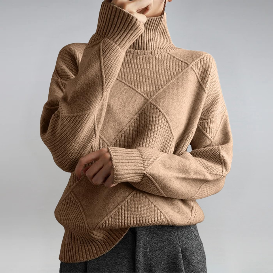 Lauren | Luksus Cashmere Rullekrave Sweater