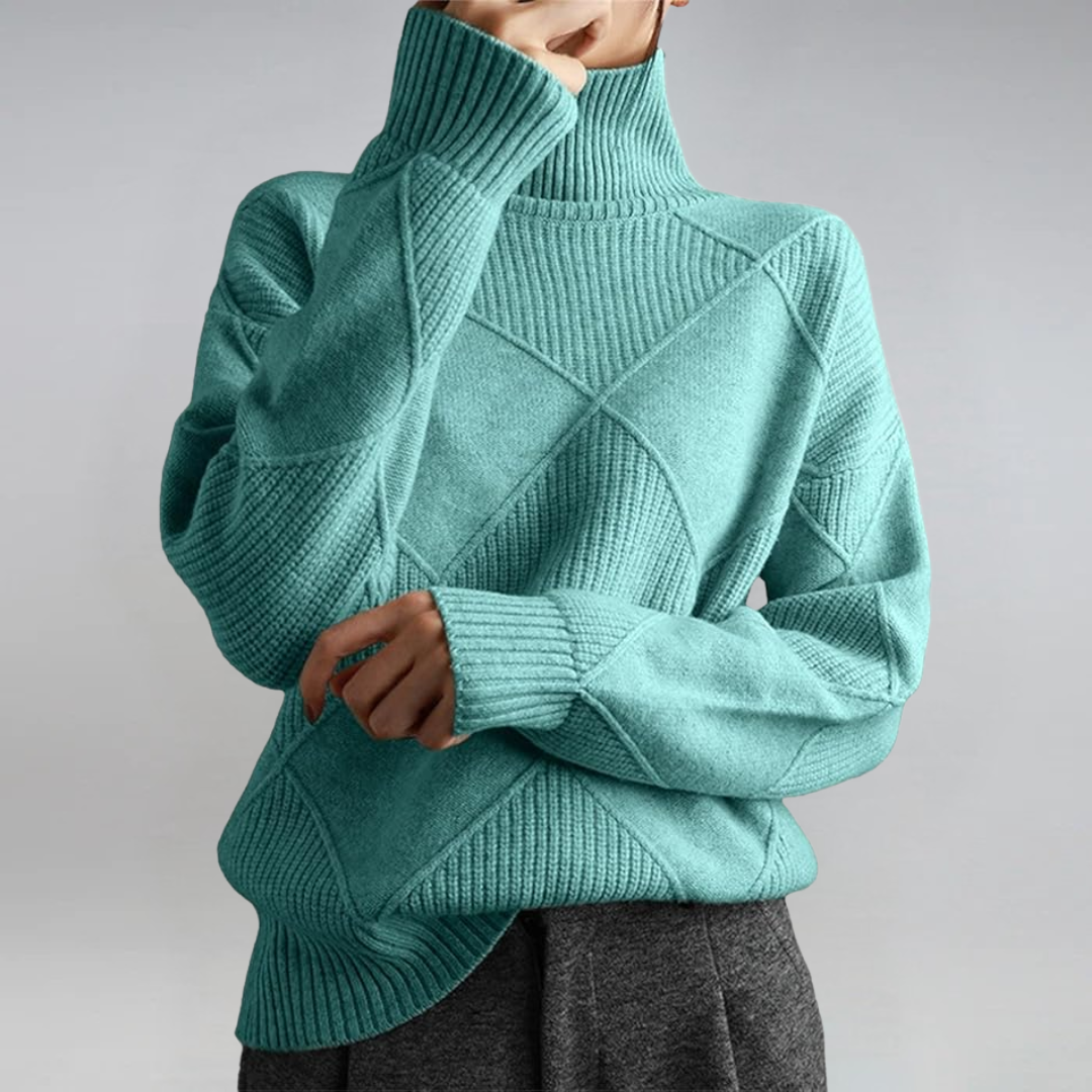 Lauren | Luksus Cashmere Rullekrave Sweater