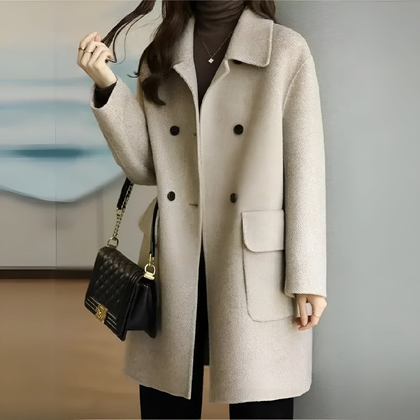 Camille™ | Elegant og Varm Vinterfrakke