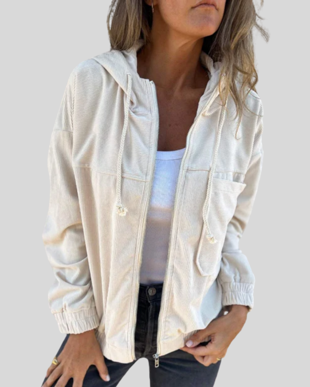 Mabel | Blød Zip-Up Vest