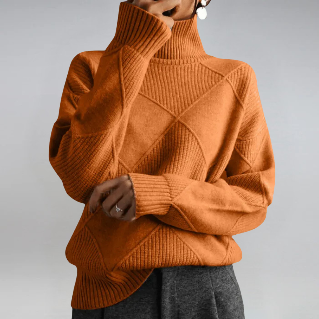 Lauren | Luksus Cashmere Rullekrave Sweater