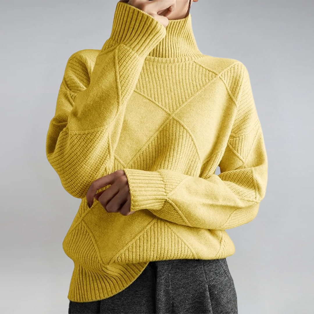 Lauren | Luksus Cashmere Rullekrave Sweater