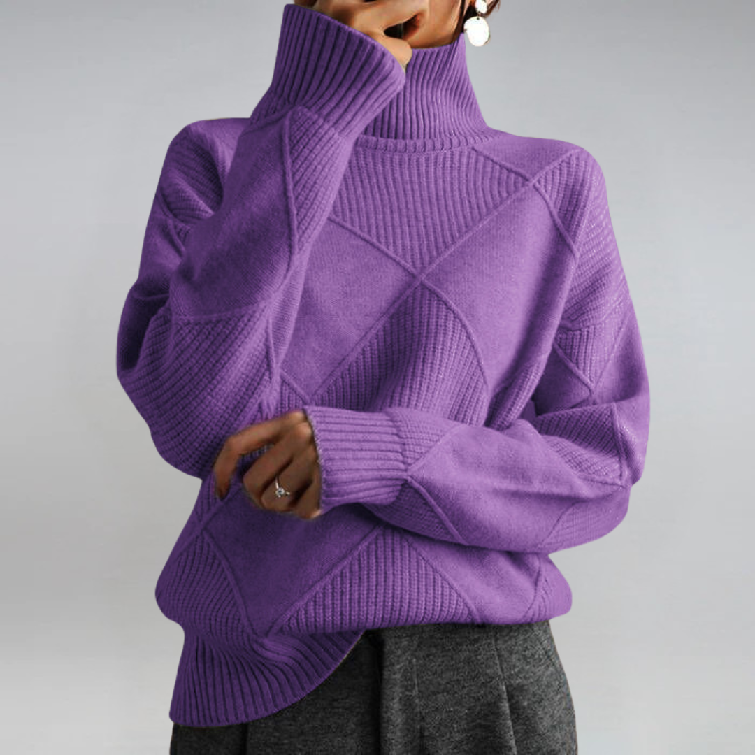 Lauren | Luksus Cashmere Rullekrave Sweater