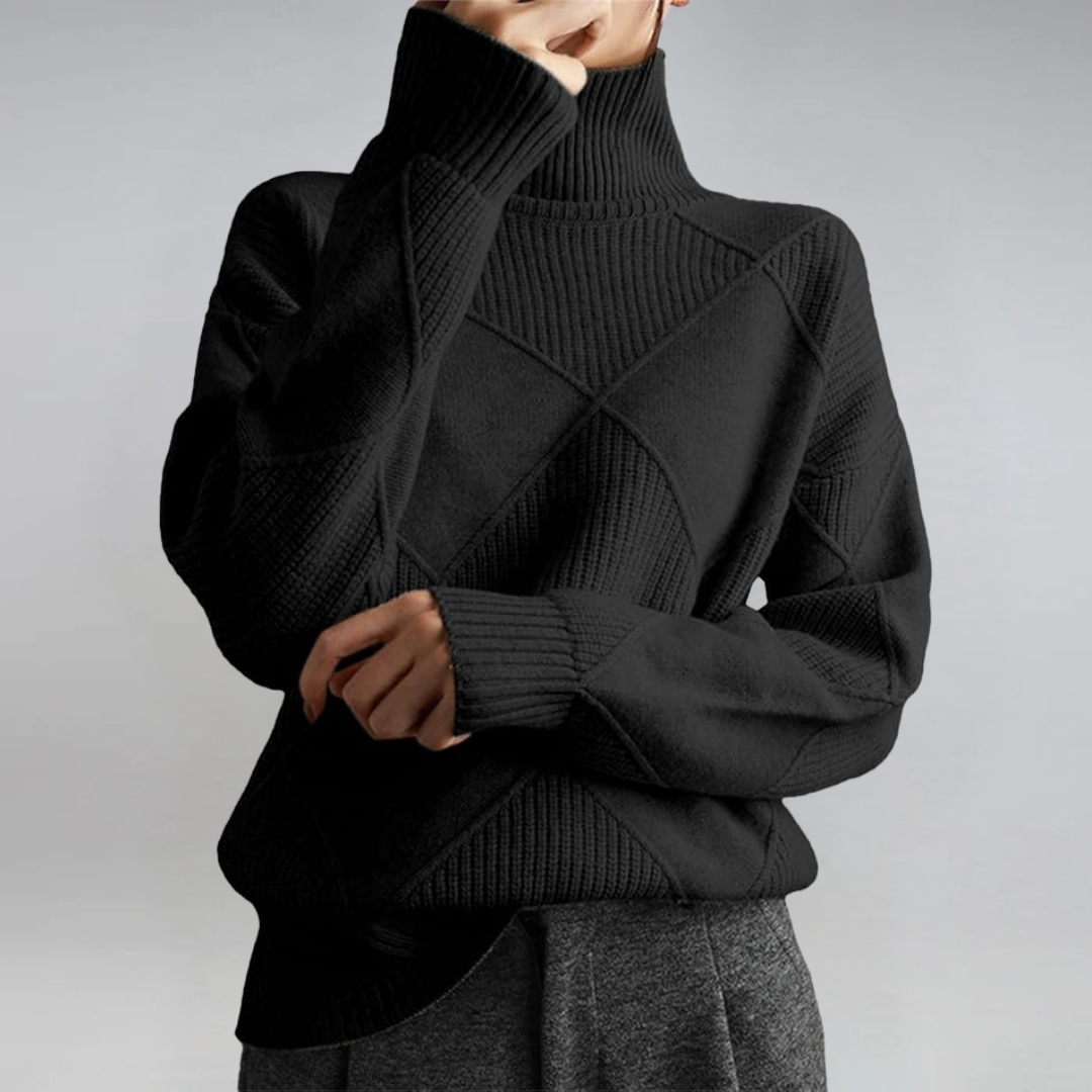 Lauren | Luksus Cashmere Rullekrave Sweater
