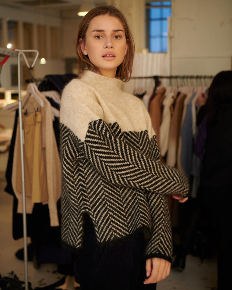 Norah | Bomuldsrullekravepullover