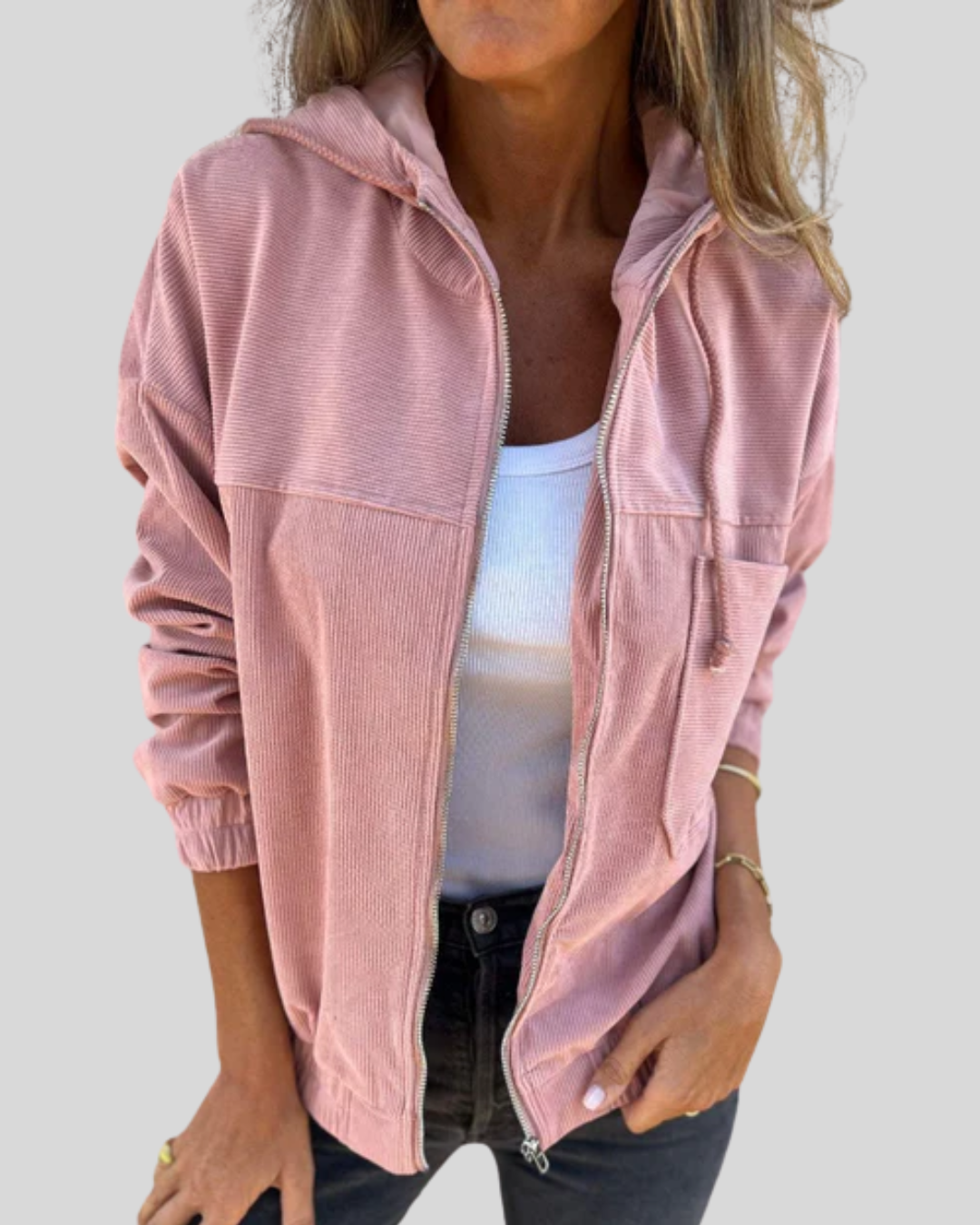 Mabel | Blød Zip-Up Vest