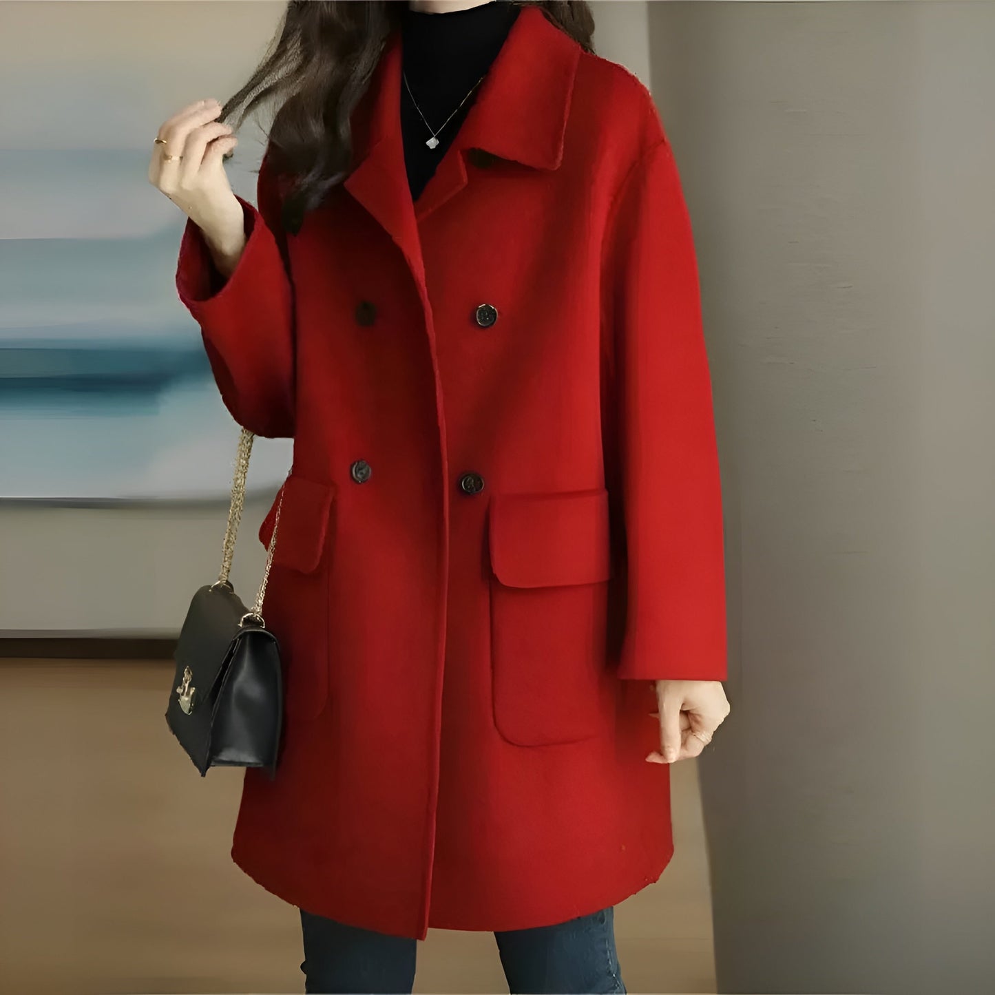 Camille™ | Elegant og Varm Vinterfrakke