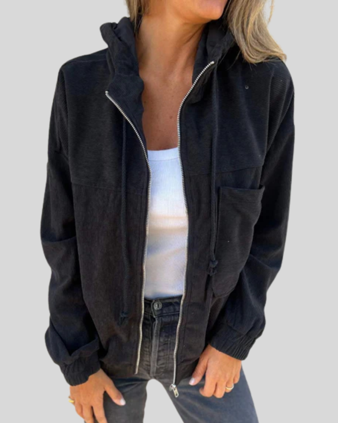 Mabel | Blød Zip-Up Vest