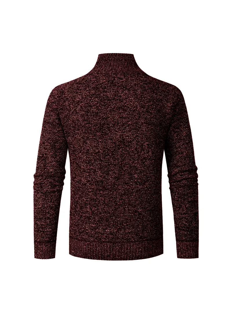 Ingram – Lækker Pullover Med Høj Krave Og Lynlås