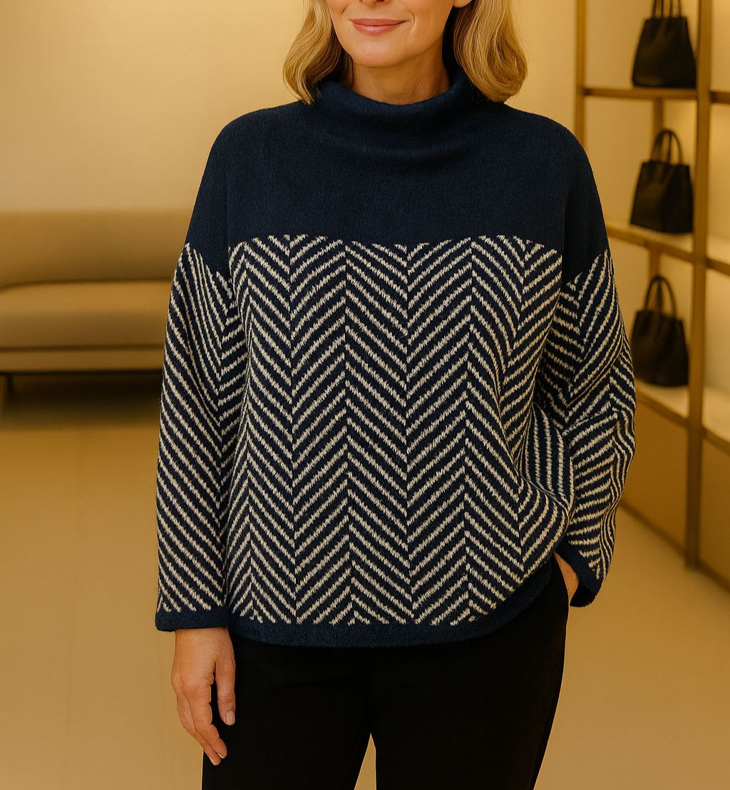 Norah | Bomuldsrullekravepullover