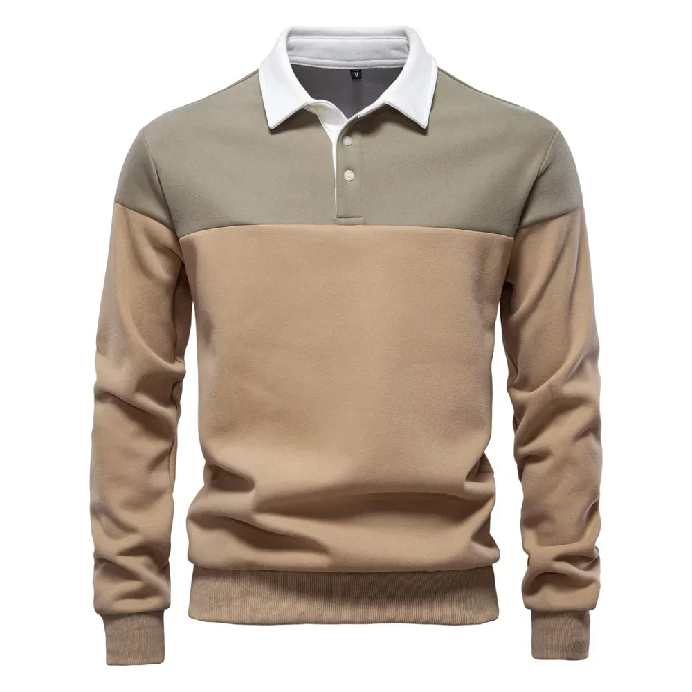 Sébastien™ | Bicolor Polo med Kontrast