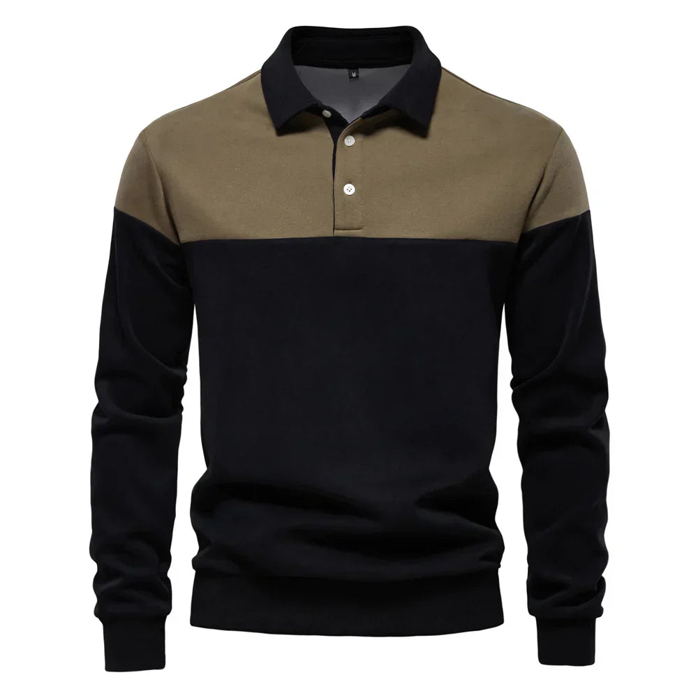 Sébastien™ | Bicolor Polo med Kontrast