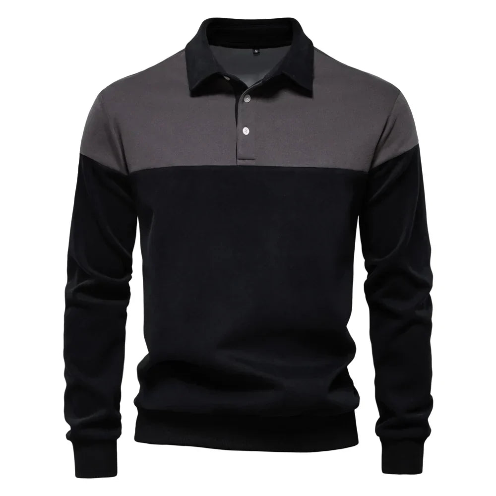 Sébastien™ | Bicolor Polo med Kontrast