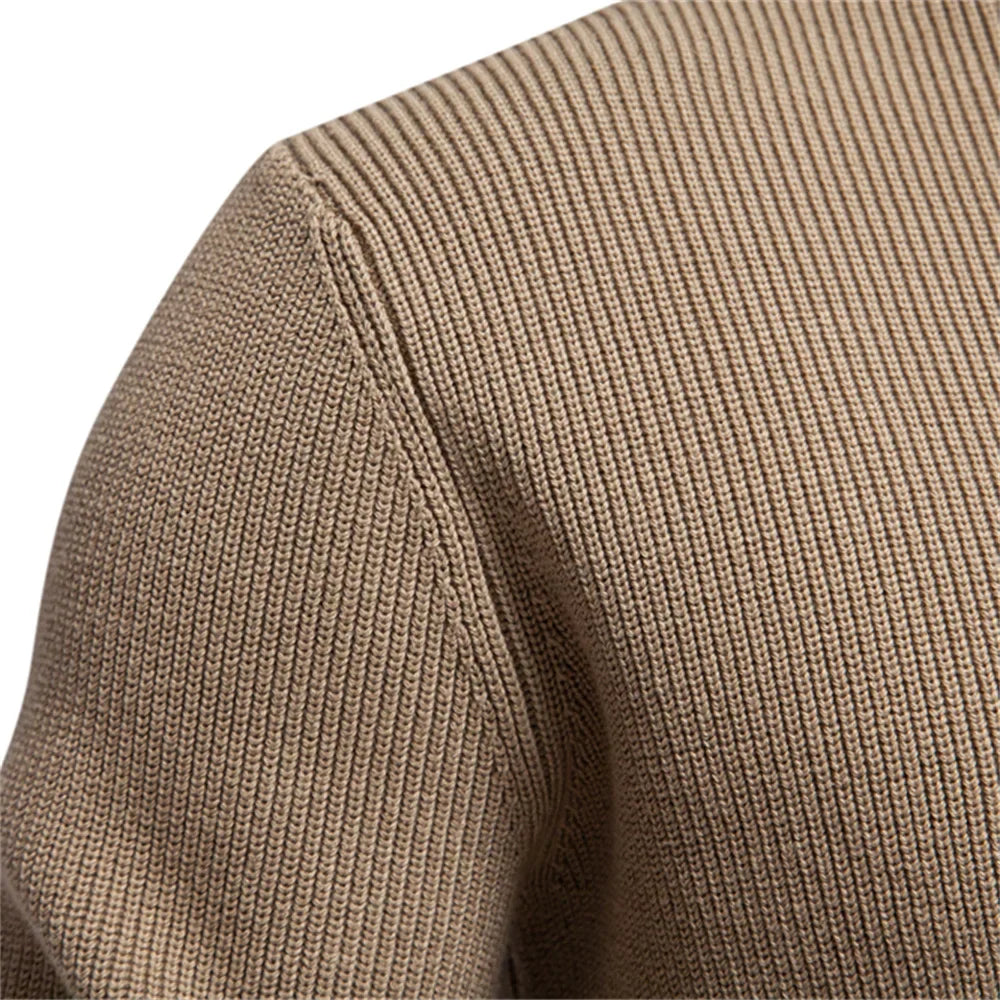 Damien™ | Elegant Høj Hals Sweater