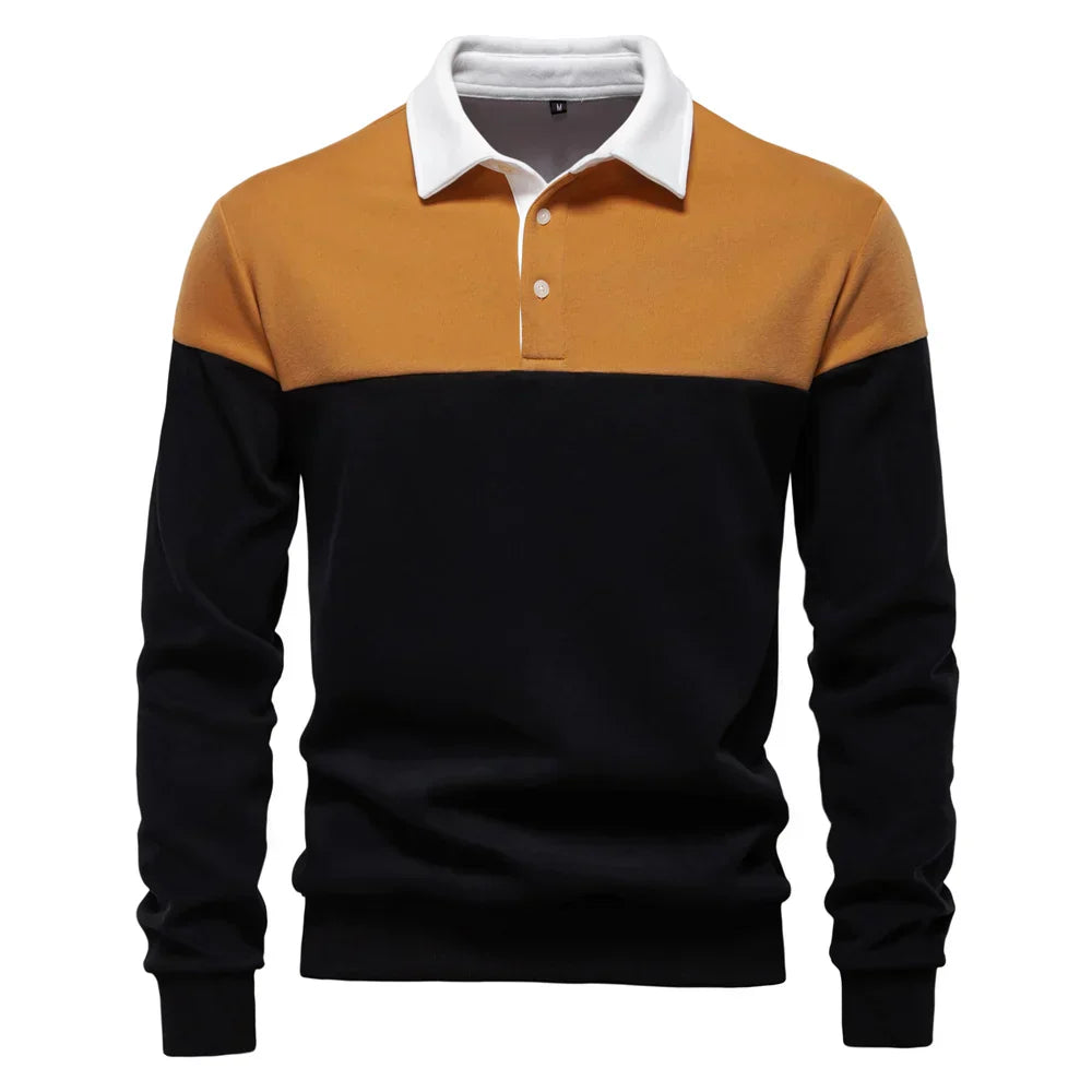 Sébastien™ | Bicolor Polo med Kontrast