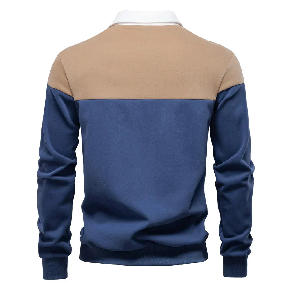 Sébastien™ | Bicolor Polo med Kontrast