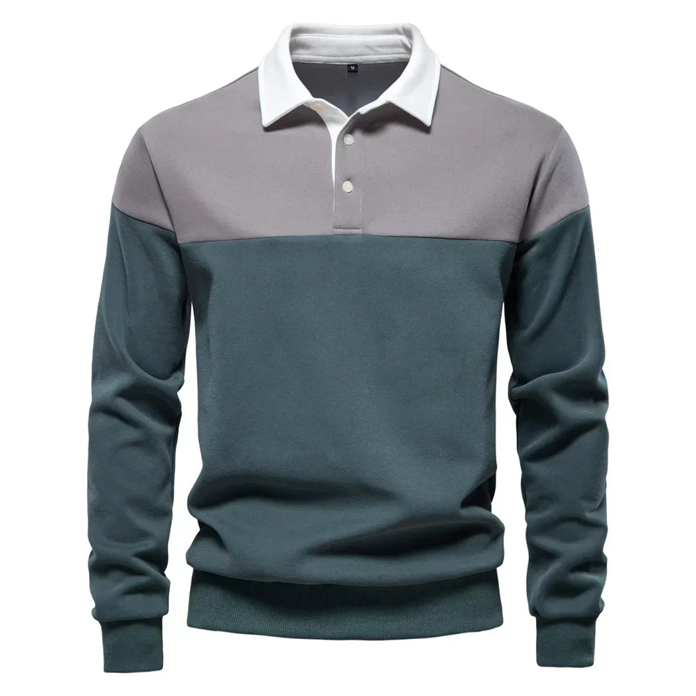 Sébastien™ | Bicolor Polo med Kontrast