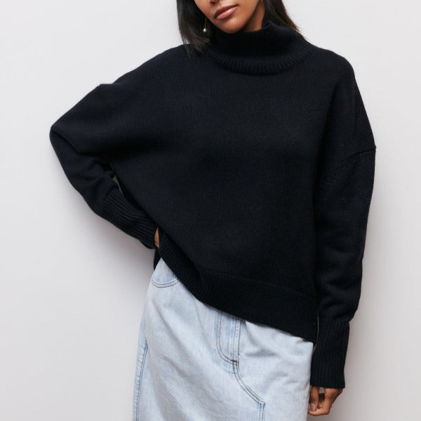 Noa | Luksuriøs Rullekrave Sweater
