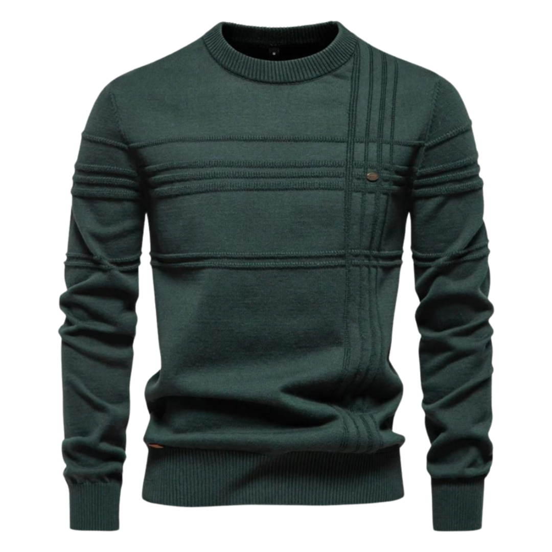 Lucas™ | Elegant trøje med ternet mønster