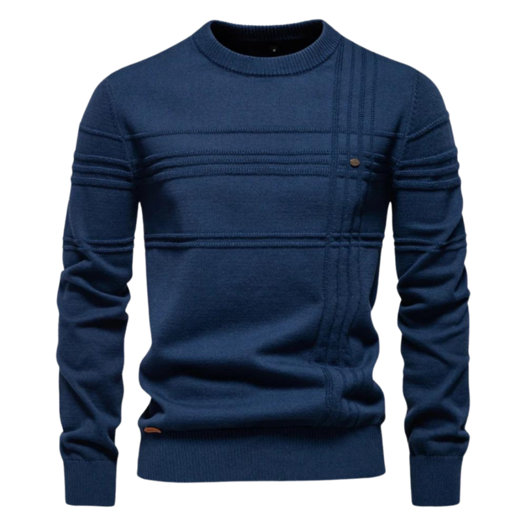 Lucas™ | Elegant trøje med ternet mønster