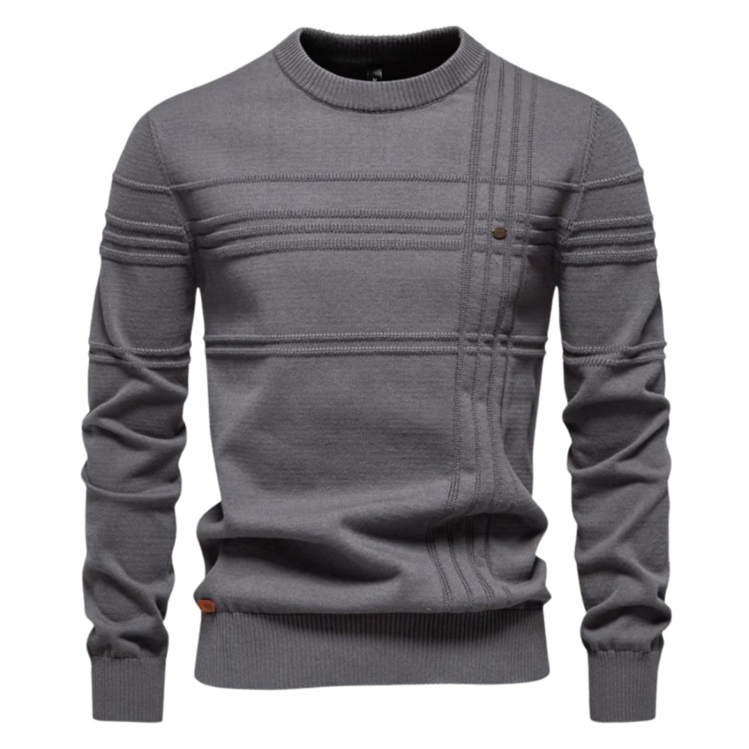 Lucas™ | Elegant trøje med ternet mønster