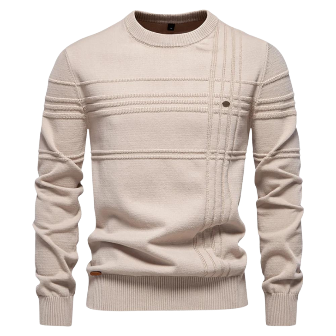 Lucas™ | Elegant trøje med ternet mønster