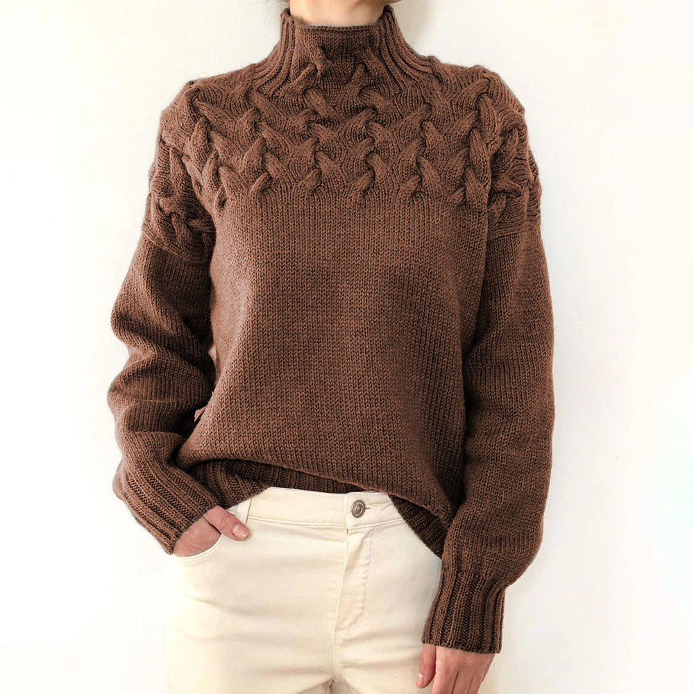 Elena | Varme Strikrollkrave
