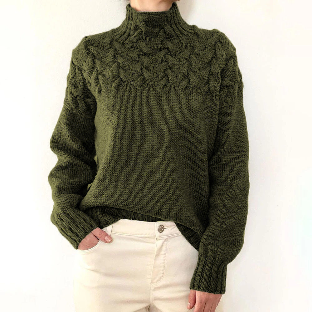 Elena | Varme Strikrollkrave