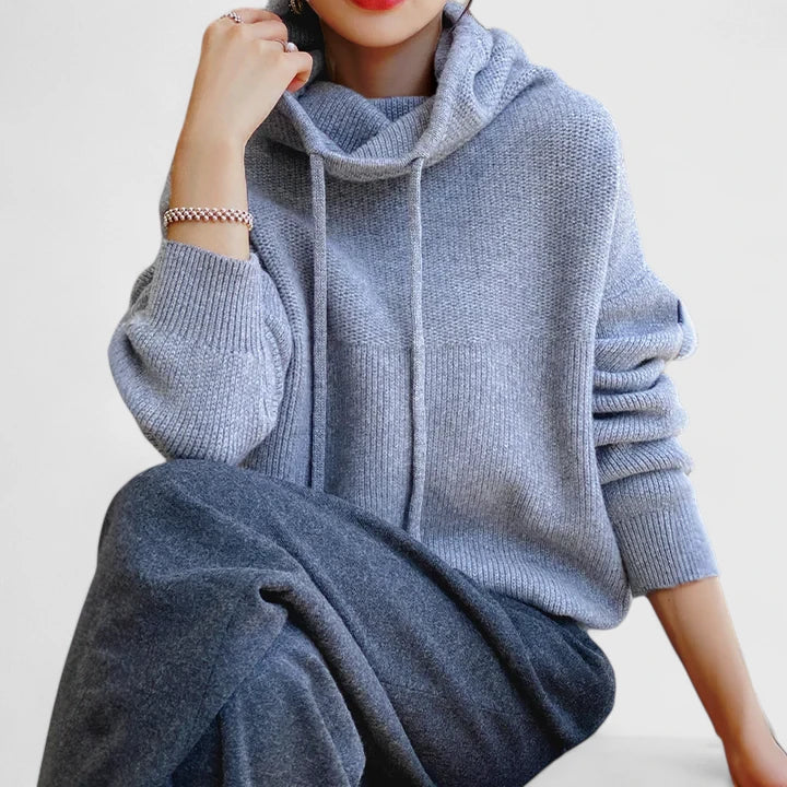 Marie | Behagelig Strik-Hoodie