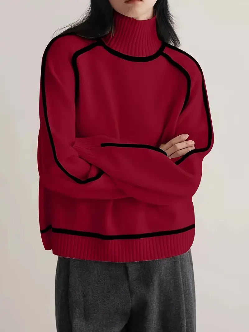 Donna | Elegant Rullekrave Sweater