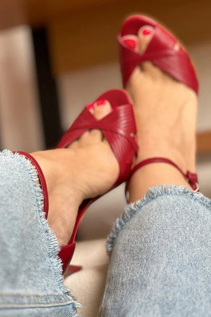 Huguette | Sandal med Stiletto Hæl