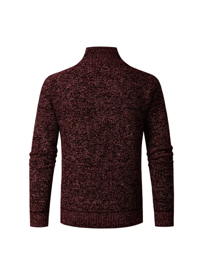Ingram – Lækker Pullover Med Høj Krave Og Lynlås