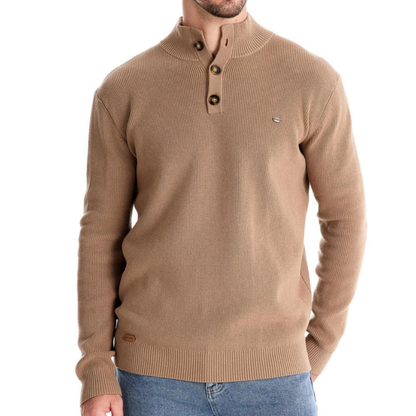 Damien™ | Elegant Høj Hals Sweater