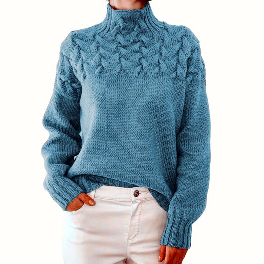 Elena | Varme Strikrollkrave
