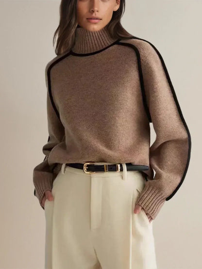 Donna | Elegant Rullekrave Sweater