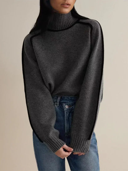 Donna | Elegant Rullekrave Sweater