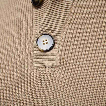 Damien™ | Elegant Høj Hals Sweater