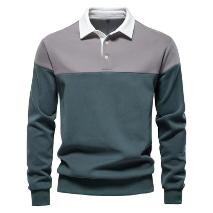 Sébastien™ | Bicolor Polo med Kontrast