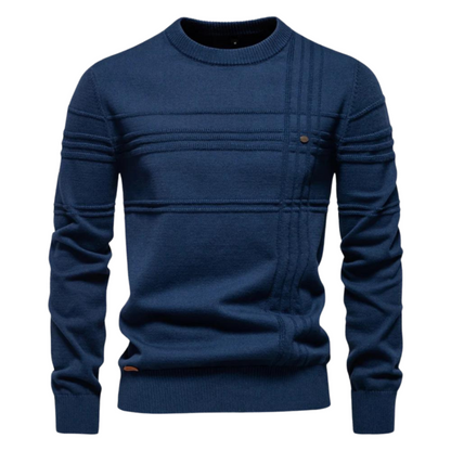 Lucas™ | Elegant trøje med ternet mønster
