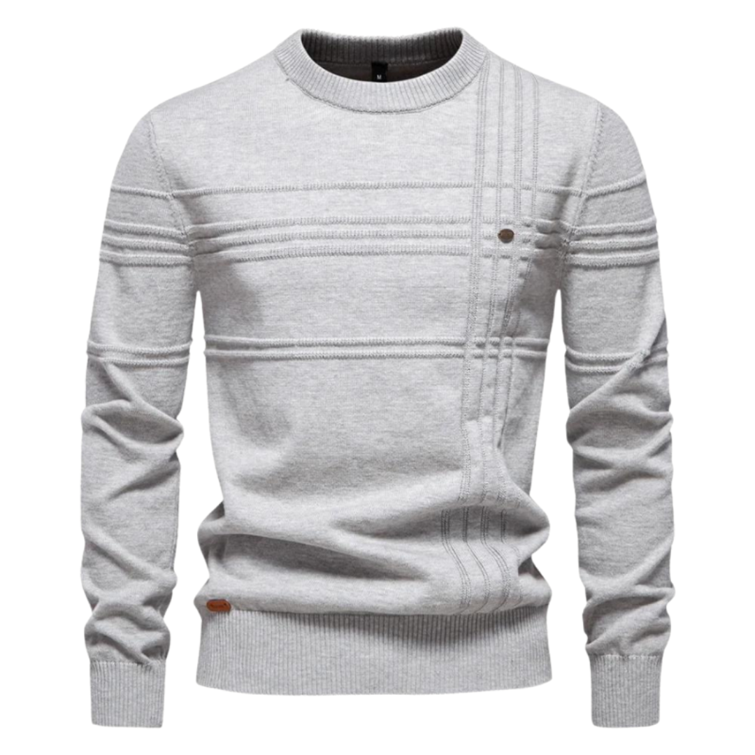 Lucas™ | Elegant trøje med ternet mønster
