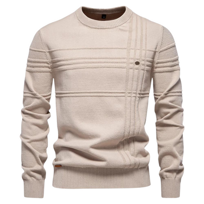 Lucas™ | Elegant trøje med ternet mønster