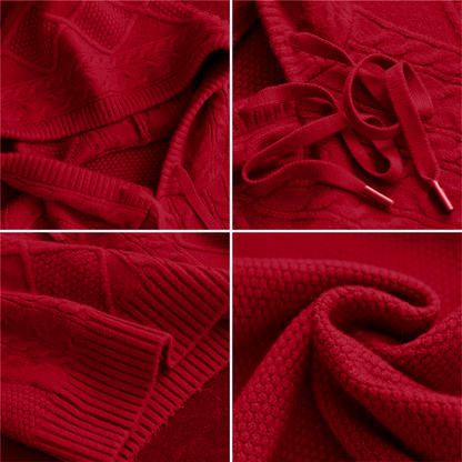Emily | Kabelstrik Hoodie Pullover